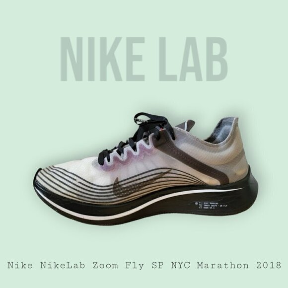 Nike NikeLab Zoom Fly SP NYC Marathon Running Shoes Size 5.5 - 2018